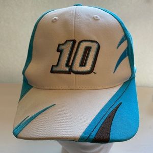 Danica Patrick 10 shark tooth style baseball cap hat NASCAR rare